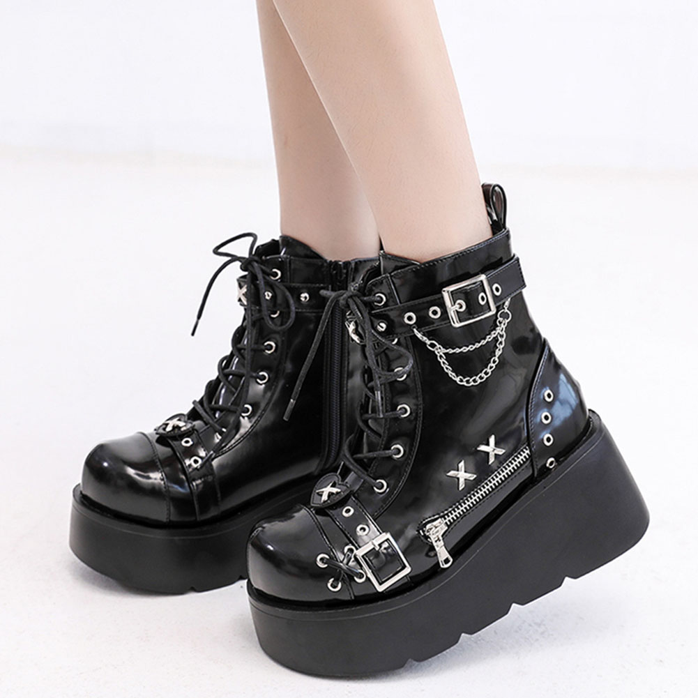 Brand New Ladies Goth Platform - đánh giá và giá Street Fashion Girl