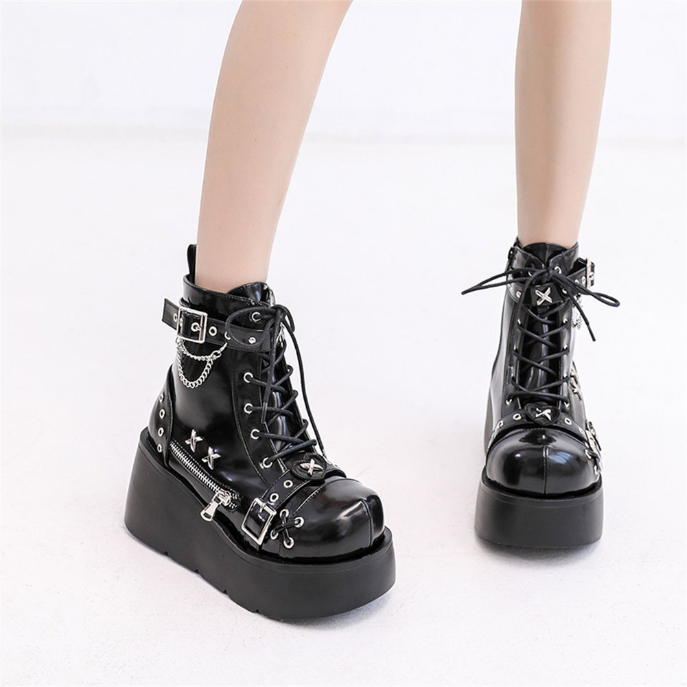 Brand New Ladies Goth Platform - đánh giá và giá Street Fashion Girl