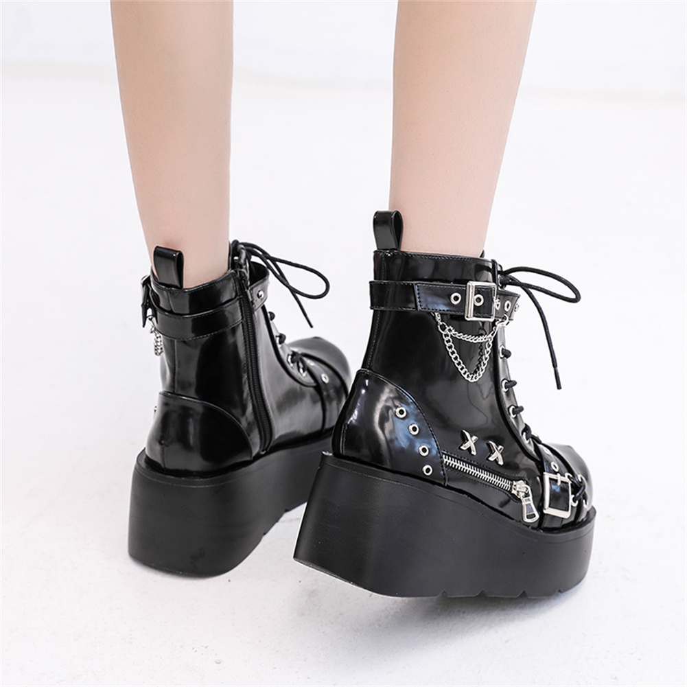 Brand New Ladies Goth Platform - đánh giá và giá Street Fashion Girl
