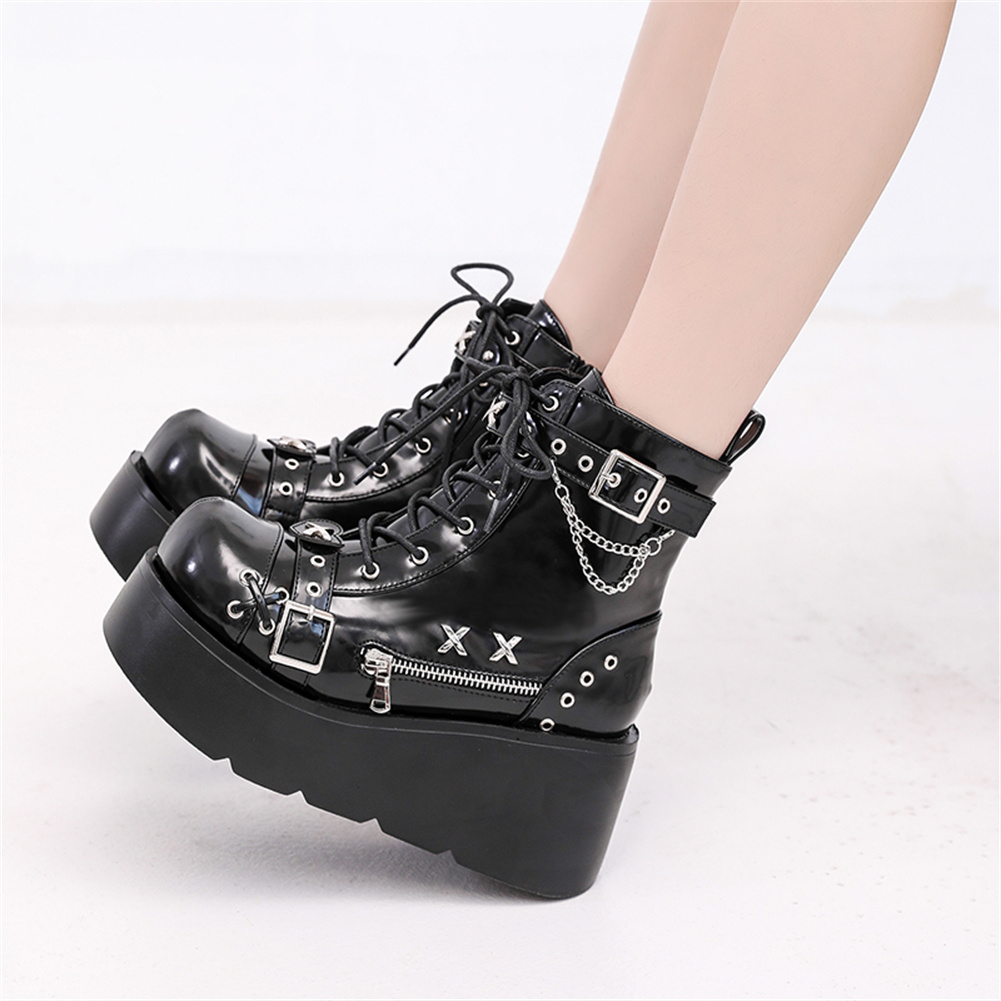 Brand New Ladies Goth Platform - đánh giá và giá Street Fashion Girl