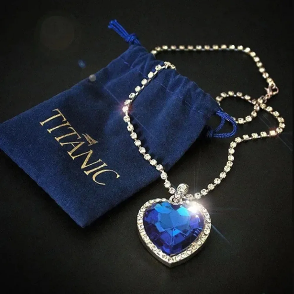 New Simple Ocean Heart Blue Lo - đánh giá và giá Street Fashion Jewelry